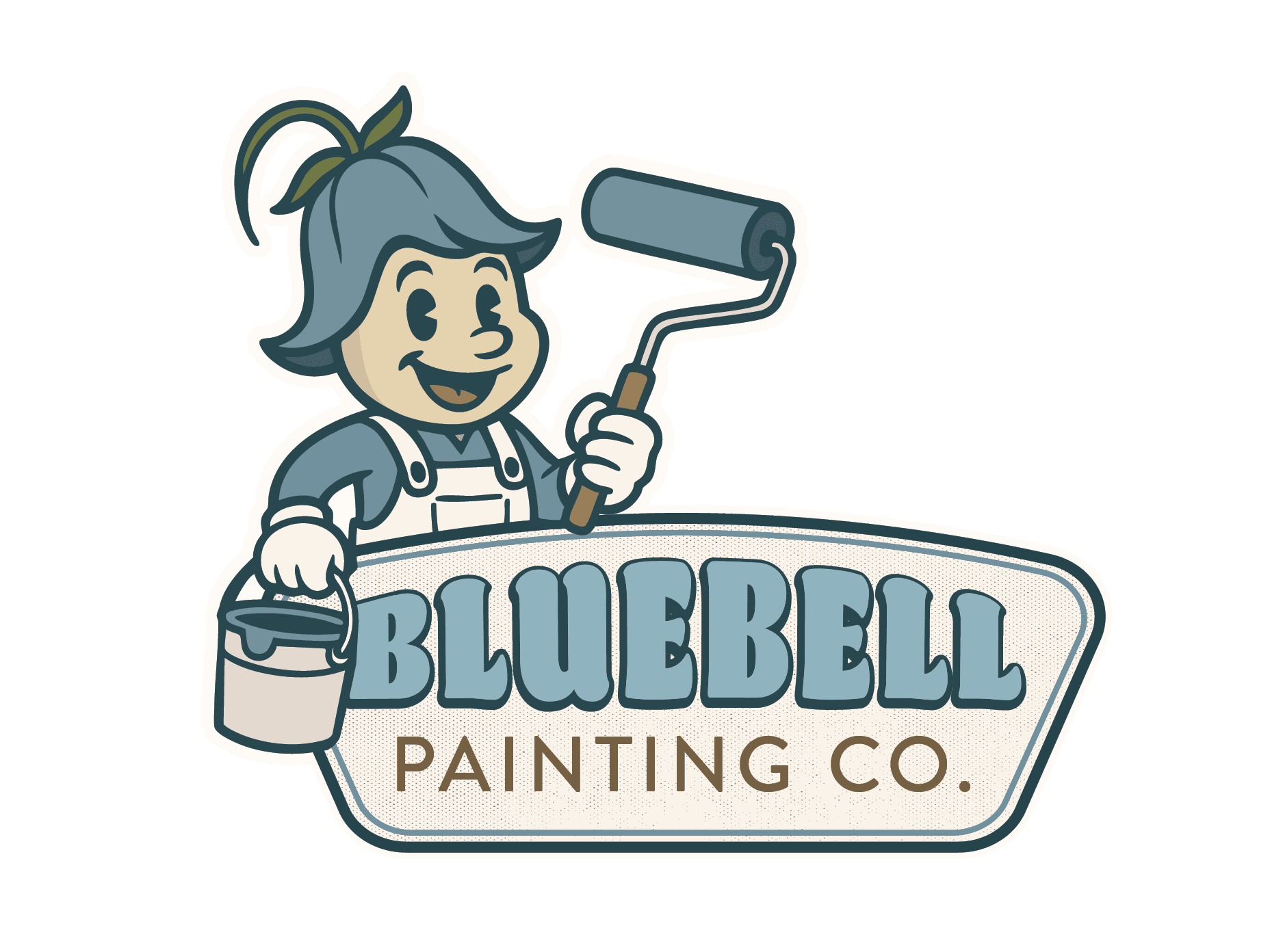 bluebell painting company logo